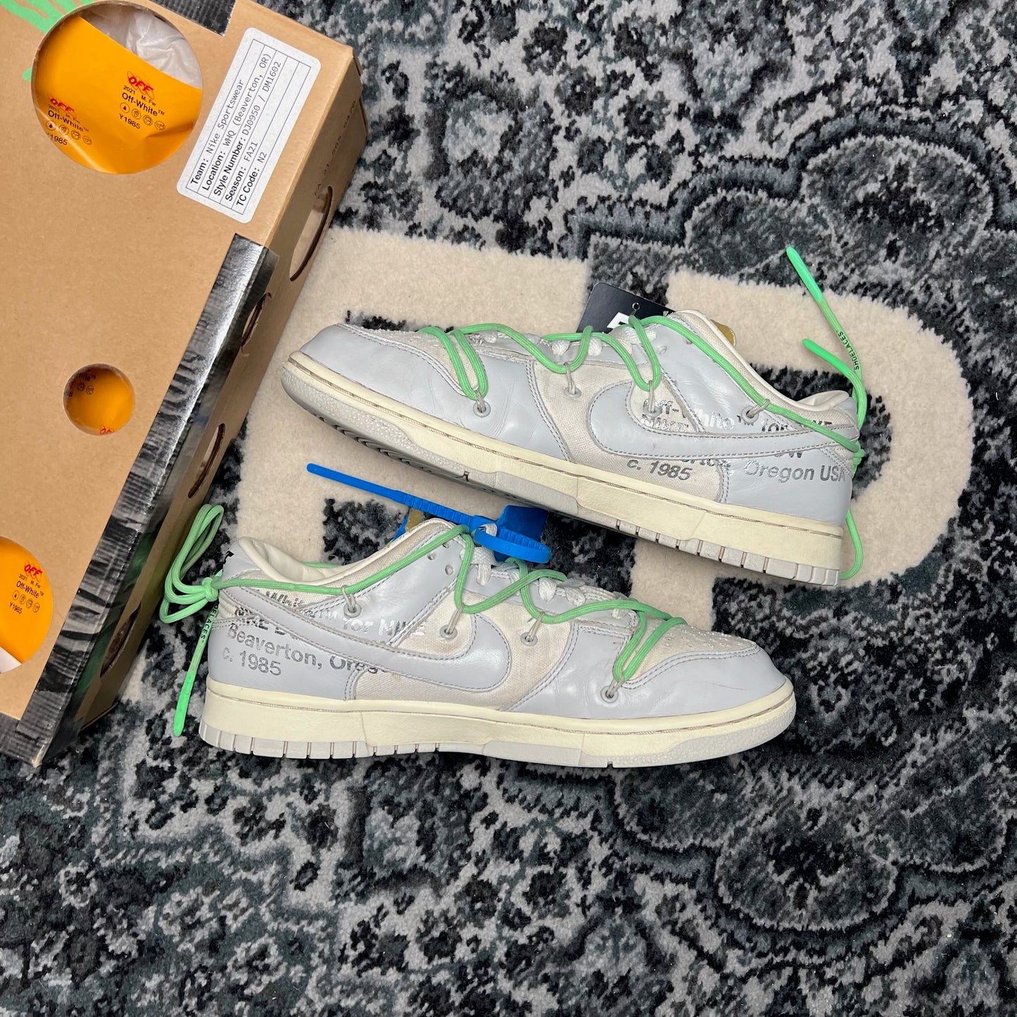 Nike Dunk low Offwhite Lot 26 (42.5)