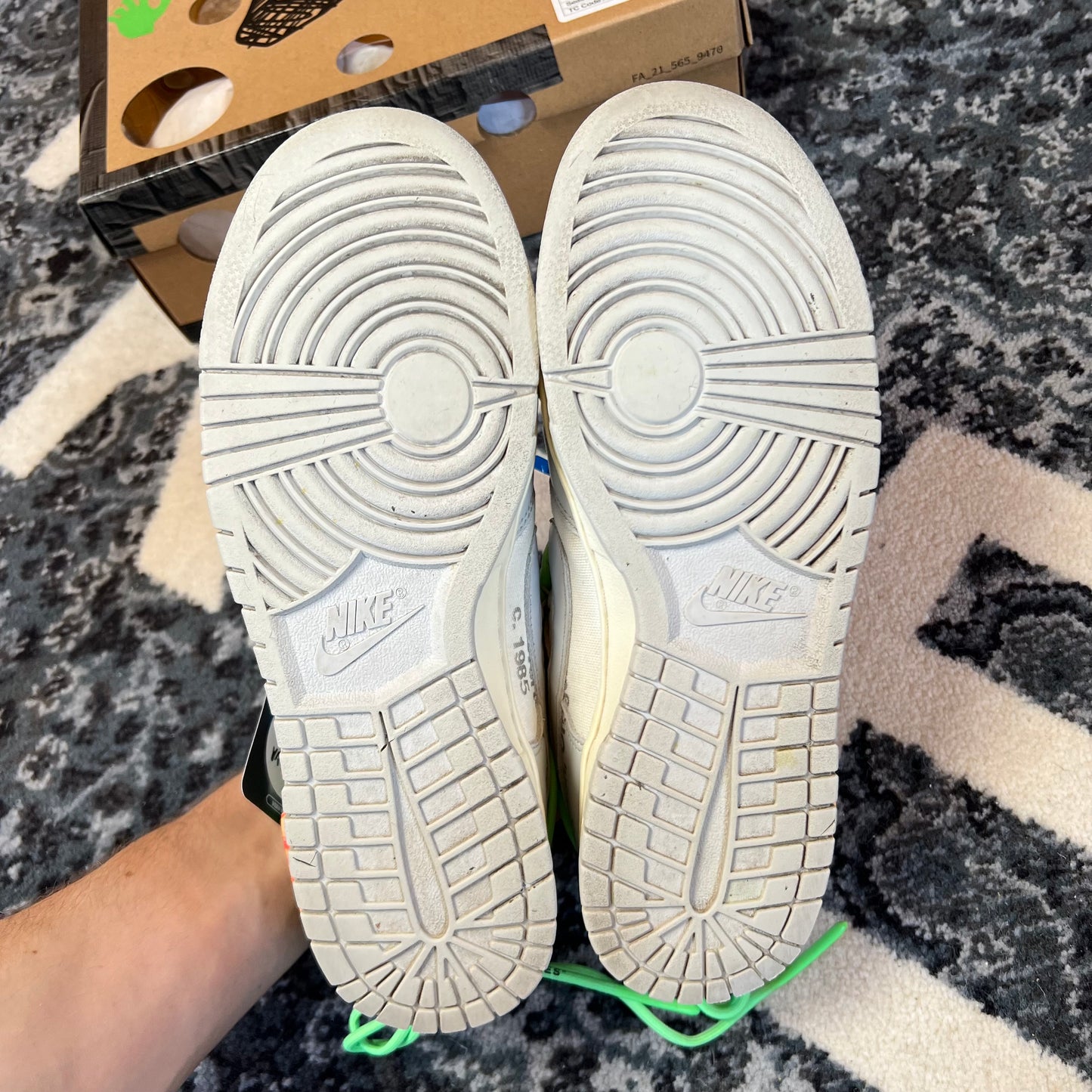 Nike Dunk low Offwhite Lot 26 (42.5)