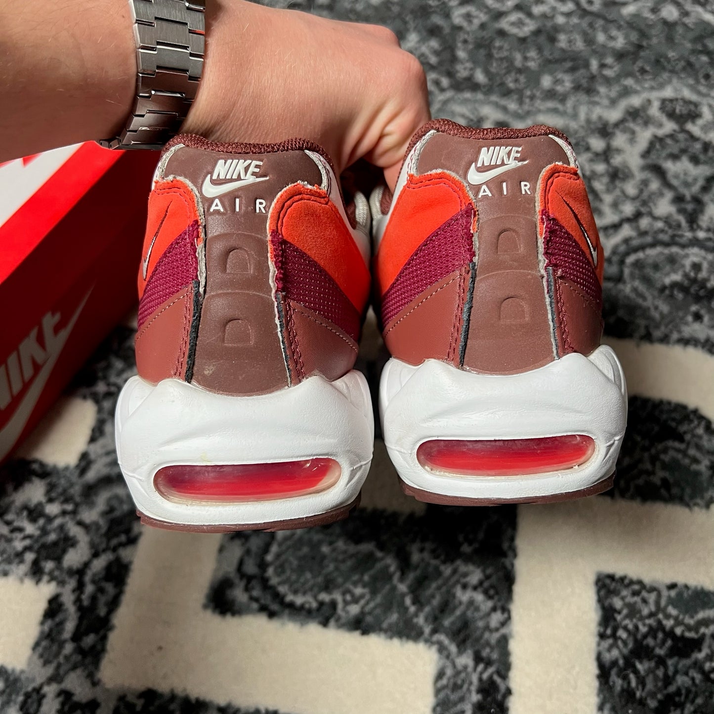 Nike Airmax 95 White Red (44)