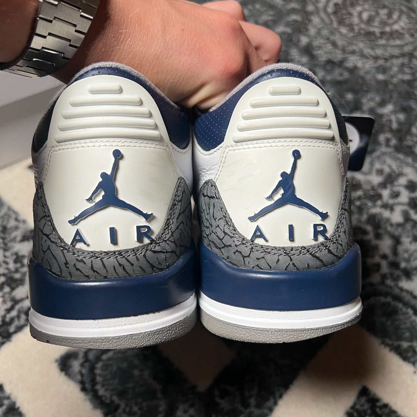 Jordan 3 Midnight Navy (45.5)