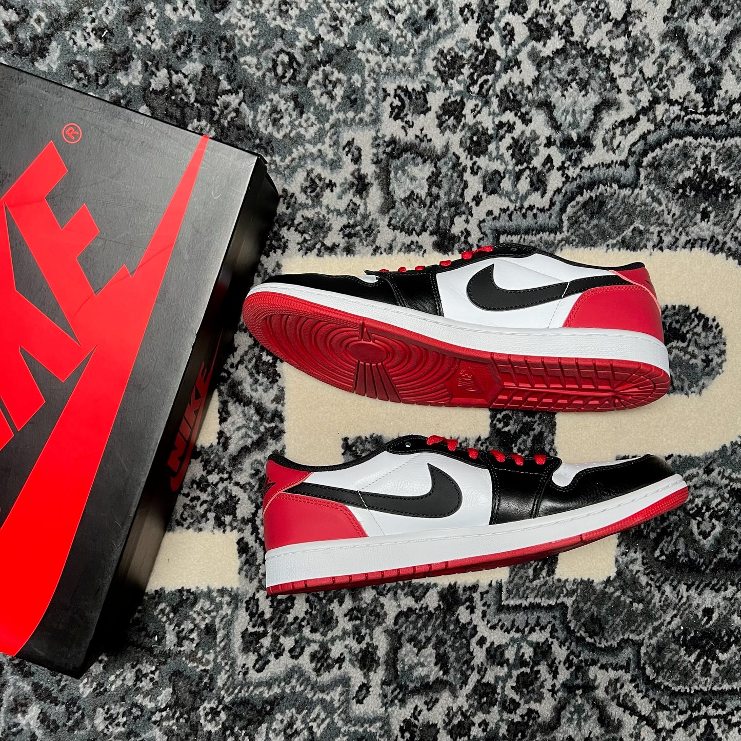 Jordan 1 low Bred Toe (45)