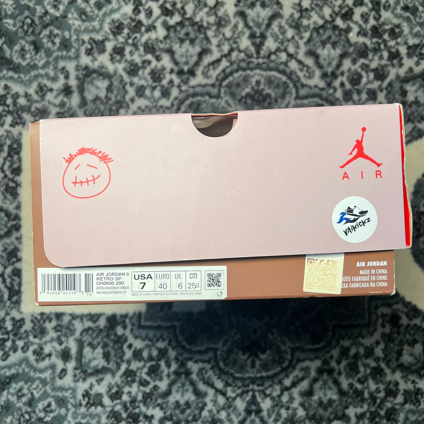 Jordan 6 Travis Scott Khaki (40)