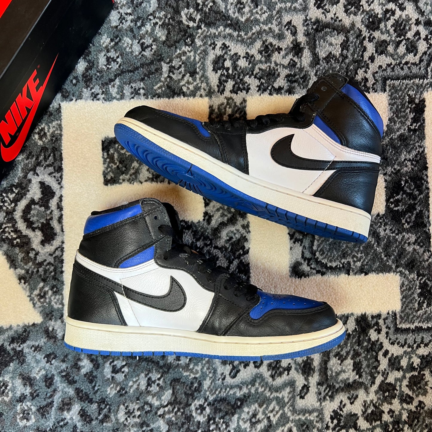 Jordan 1 High Royal Toe (42.5)