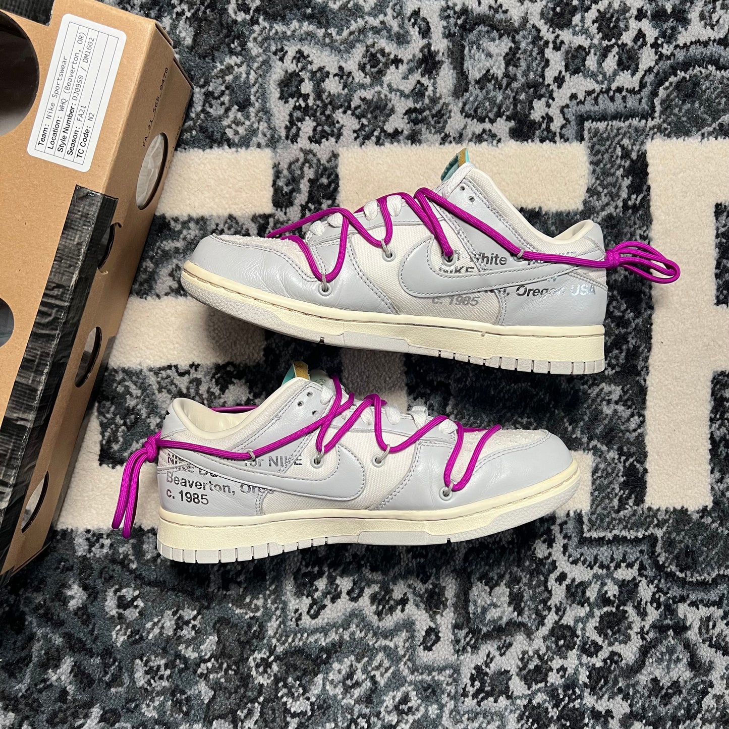 Nike Dunk Low OFF White Lot 21 (39)