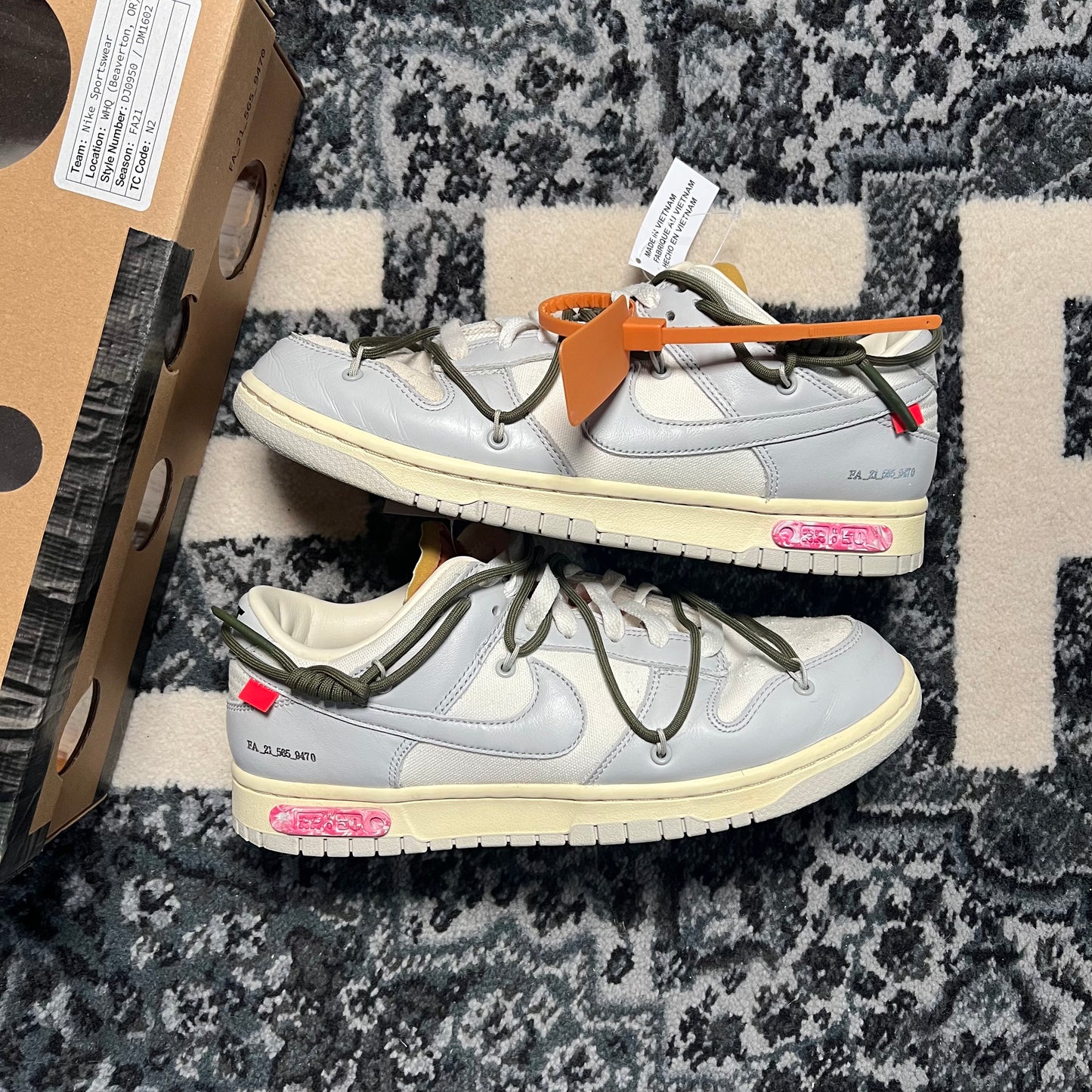 Nike Dunk low Offwhite Lot 22 (42.5)