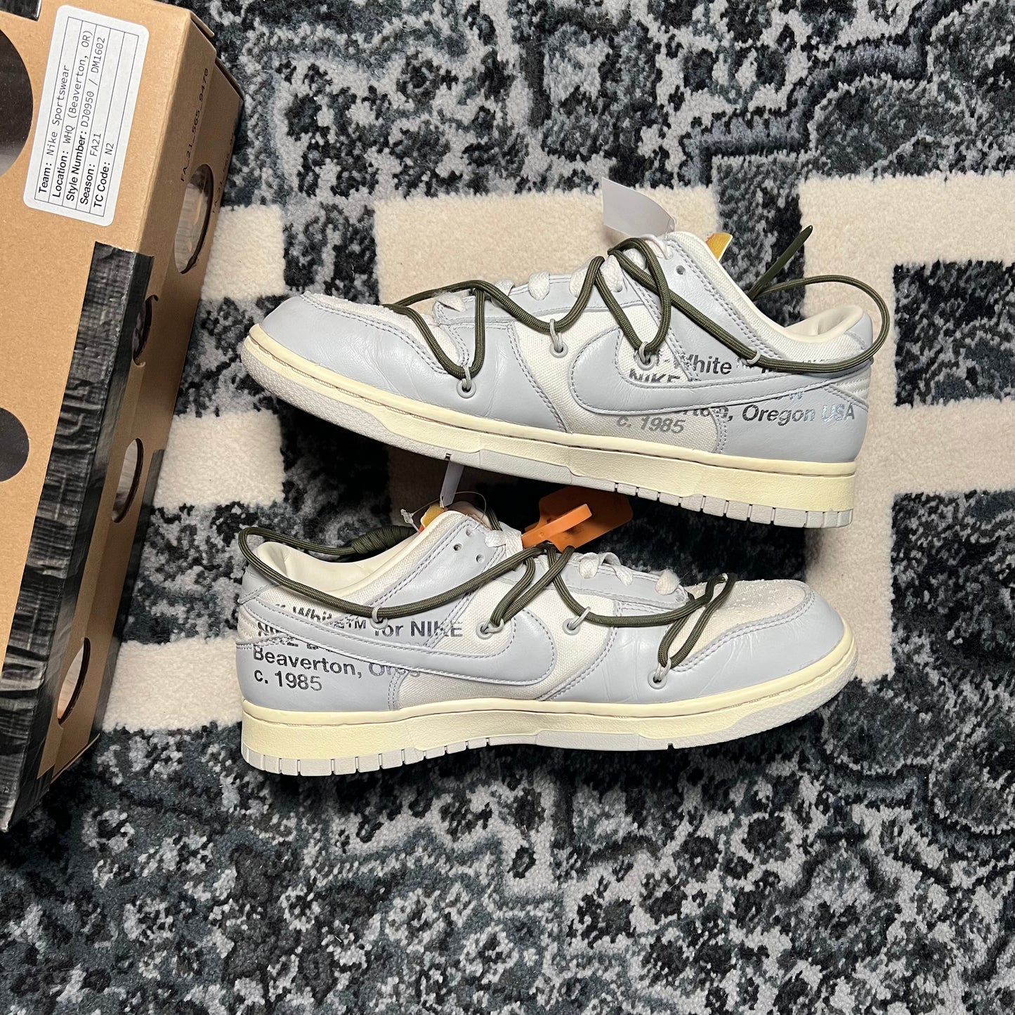 Nike Dunk low Offwhite Lot 22 (42.5)