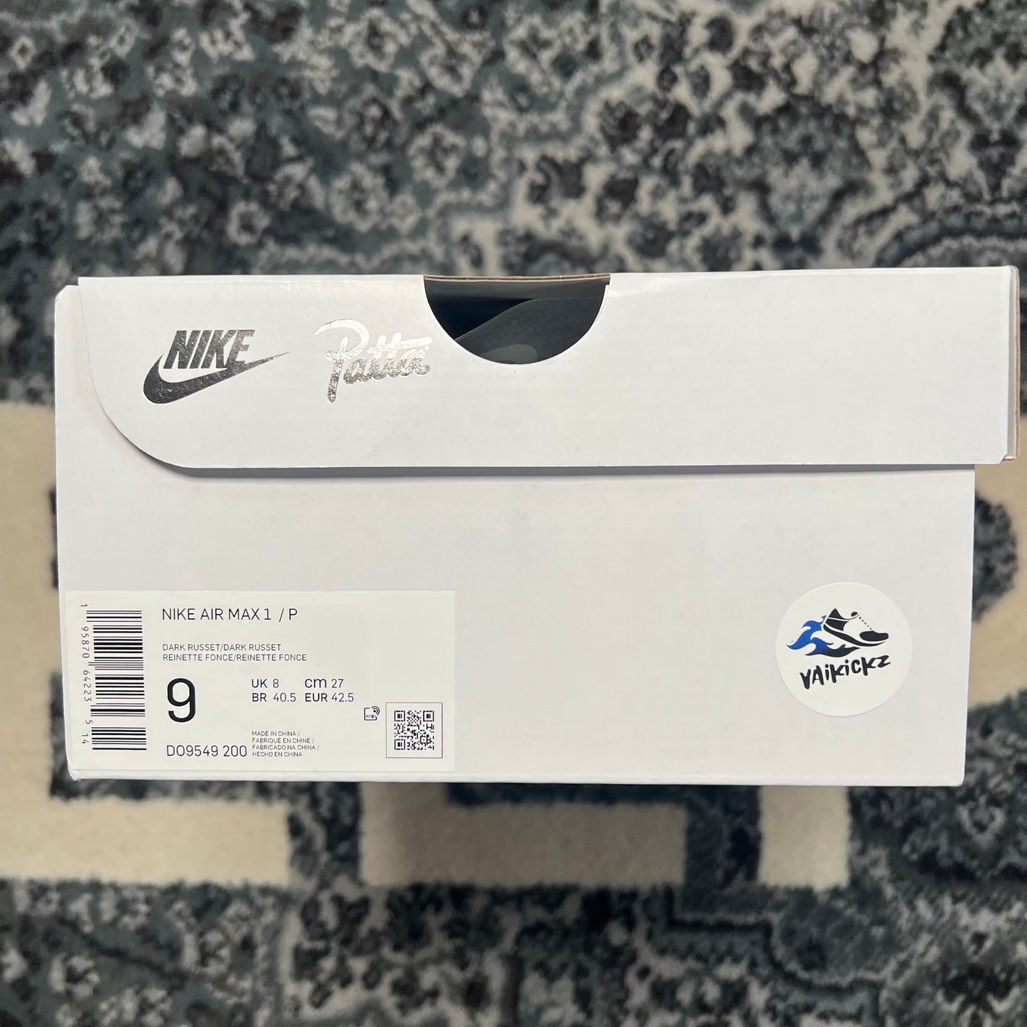 Nike Air Max 1 Patta - Dark Russett (42.5)