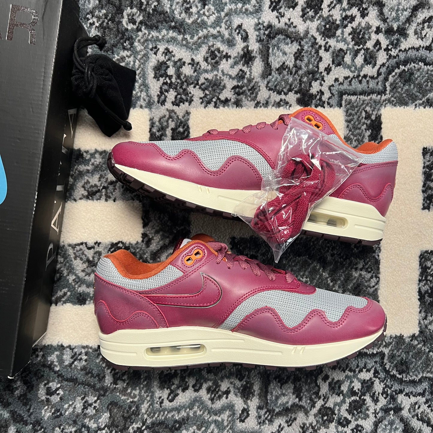 Nike Air Max 1 x Patta - Night Maroon (42.5)