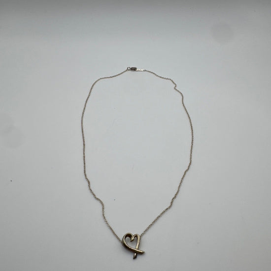 Tiffany & Co. Paloma Picasso loving Heart Silver Necklace