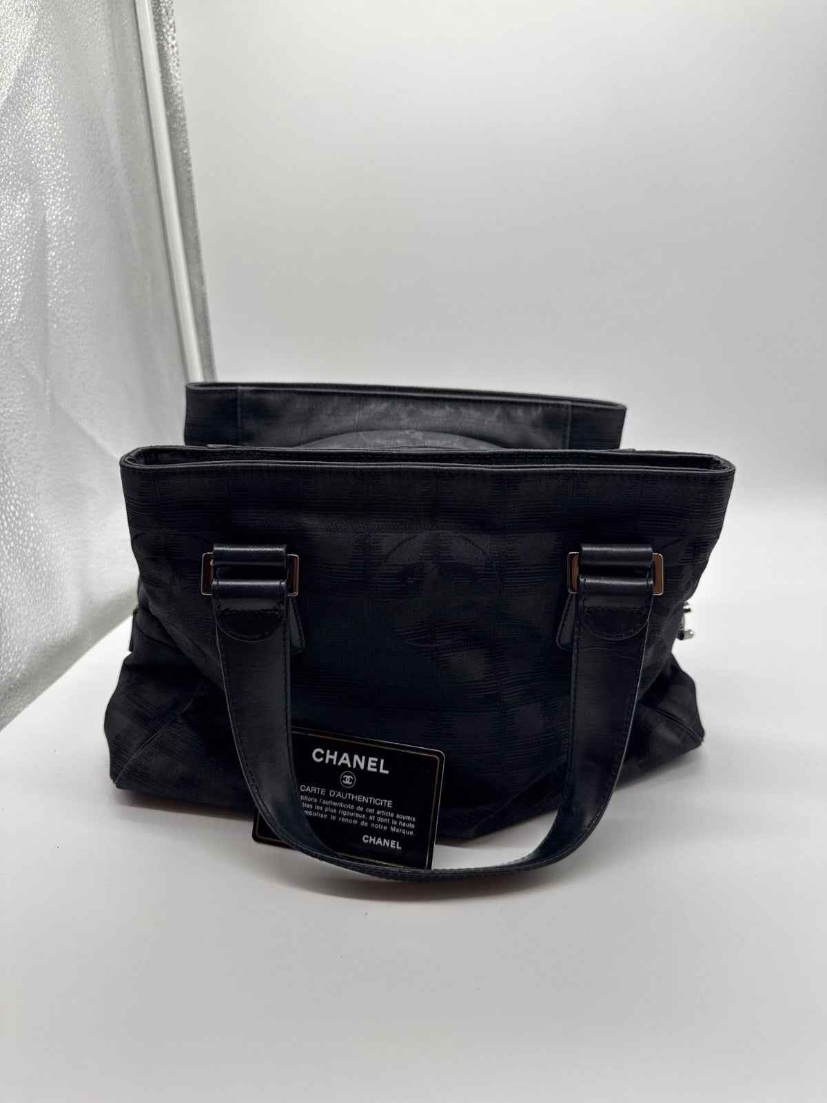 Chanel New Travel Line Tote Bag Black
