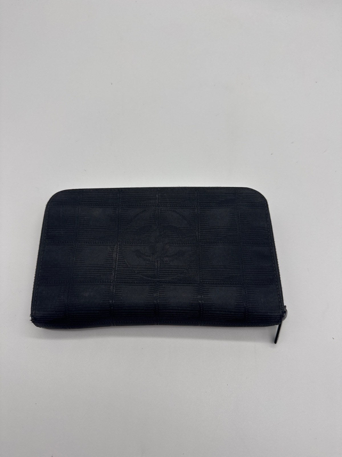 Chanel Travel Line Zip Wallet Black