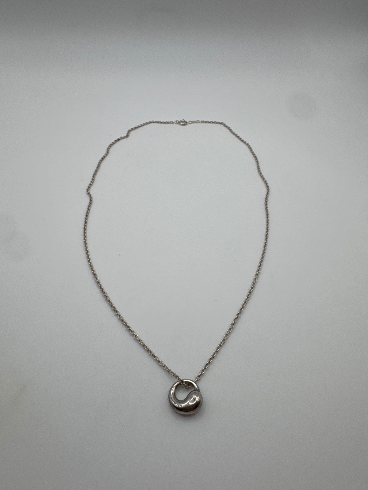 Tiffany & Co. Elisa Peretti Eternal Circle Silver Necklace