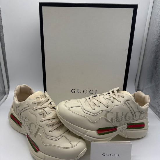 Gucci Rhyton Sneaker Ivory with Gucci Logo / EU 42,5