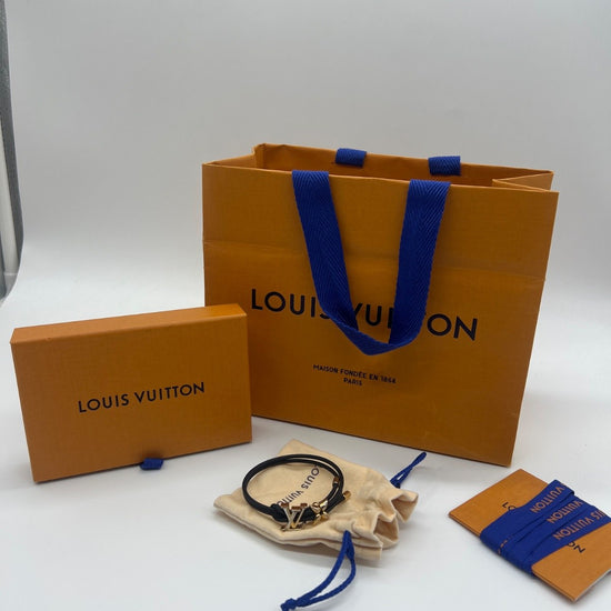 Louis Vuitton Confidential Bracelet Monogram Canvas Black