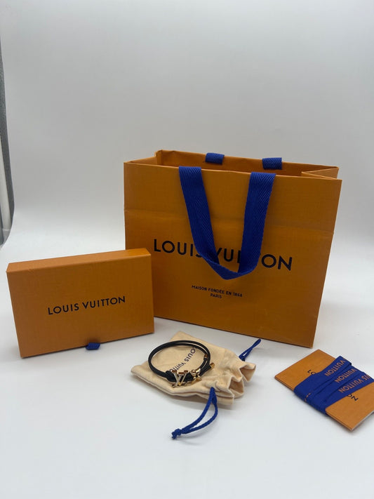 Louis Vuitton Confidential Bracelet Monogram Canvas Black