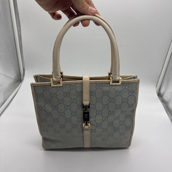 Gucci Jackie Tote Bag Light Blue