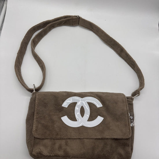 Chanel Precision Beige Teddy Bag brown
