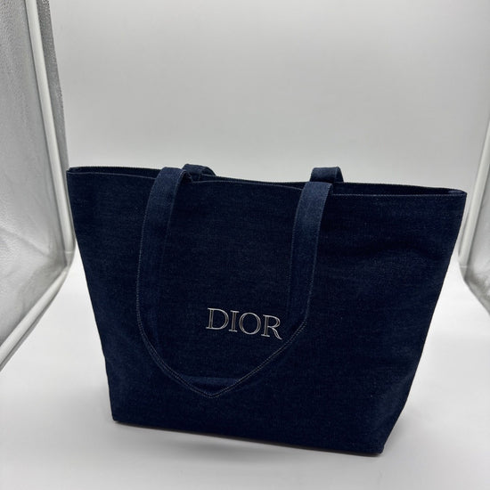 Dior Beauté Book Tote Denim Blue