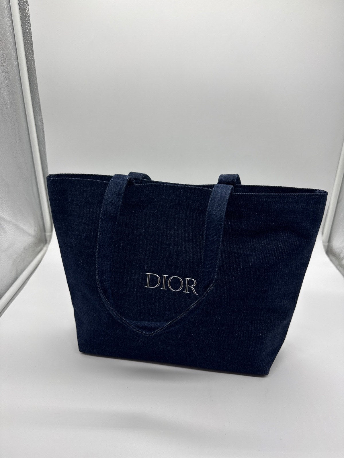 Dior Beauté Book Tote Denim Blue