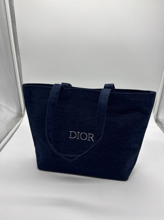 Dior Beauté Book Tote Denim Blue