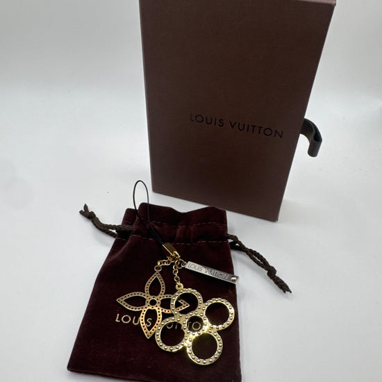 Louis Vuitton Flower Phone Strap/Charm