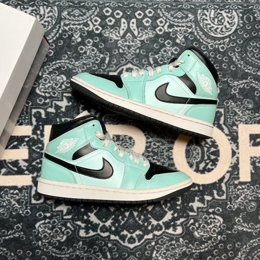 Jordan 1 Mid Aqua Blue Tint - EU 37.5