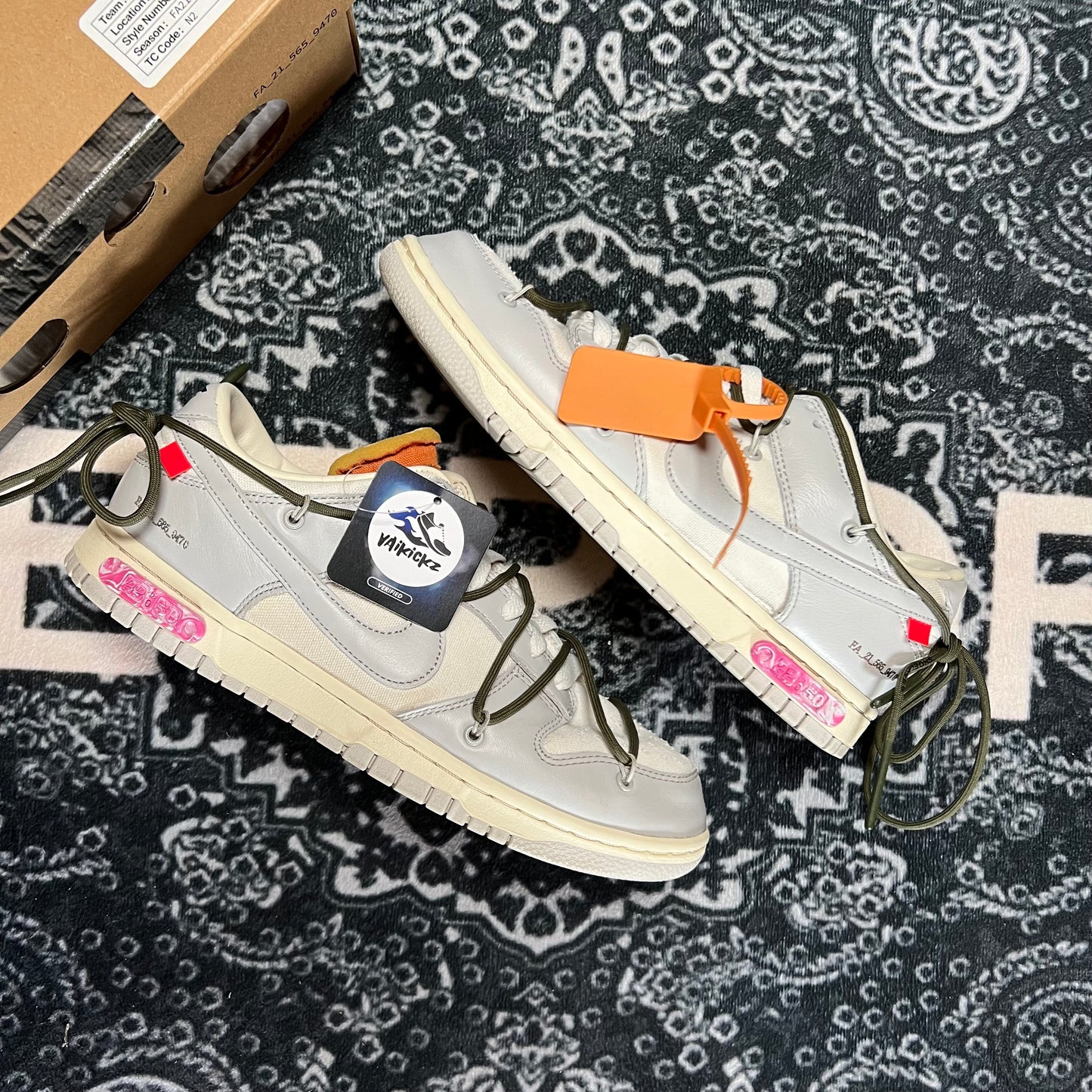 Nike Dunk low Offwhite Lot 22 - EU 42