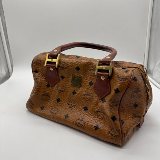 MCM Boston Bag Cognac