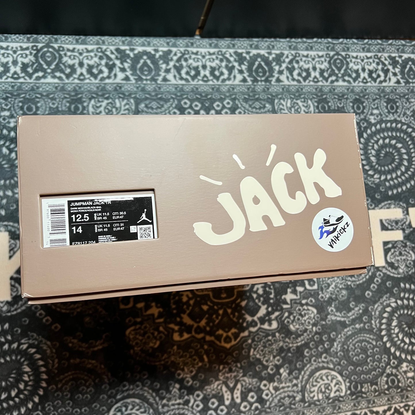 Jumpman Jack Travis Scott Dark Mocha - Many Sizes