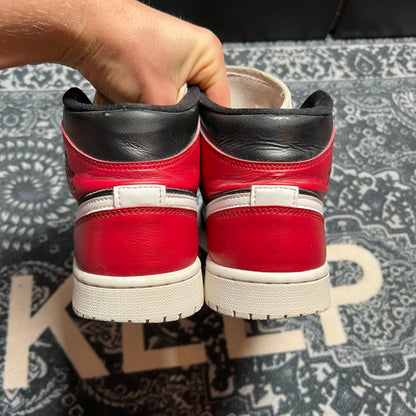 Jordan 1 Mid Black Noble Red - EU 41