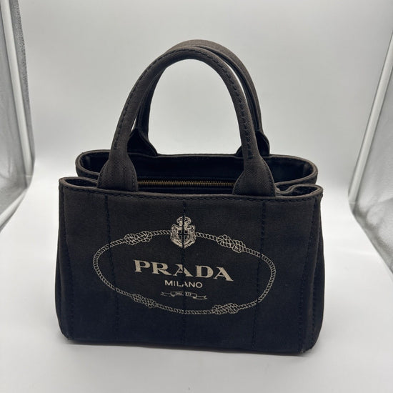 Prada  Mini Canape Tote Bag Black