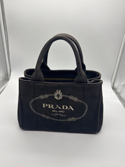 Prada  Mini Canape Tote Bag Black