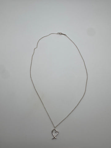 Tiffany & co. Silver Heart Necklace