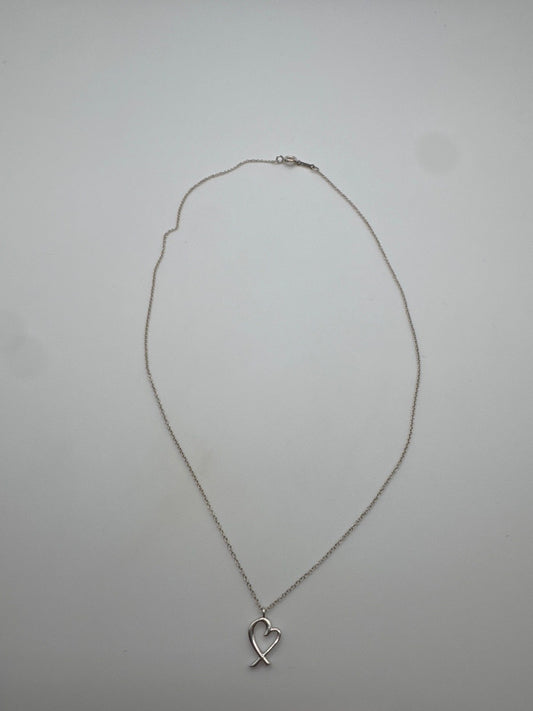 Tiffany & co. Silver Heart Necklace