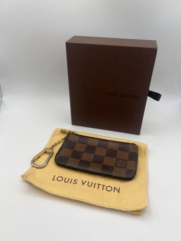 Louis Vuitton Key Pouch Damier Ebene Canvas CT4182