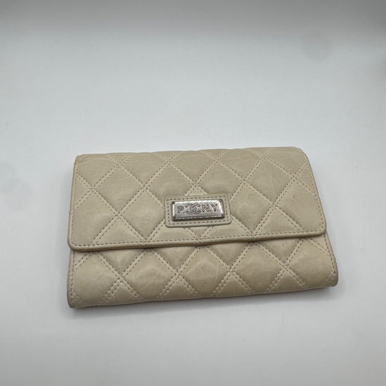 Chanel PNY Line Flap Wallet Creme