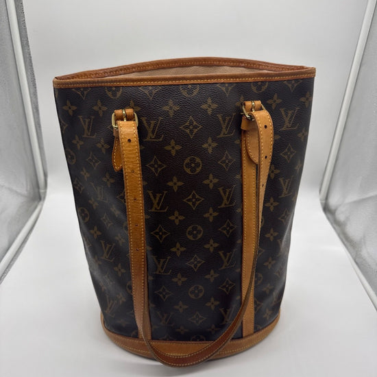 Louis Vuitton Bucket Bag Monogram Canvas Brown FL0063