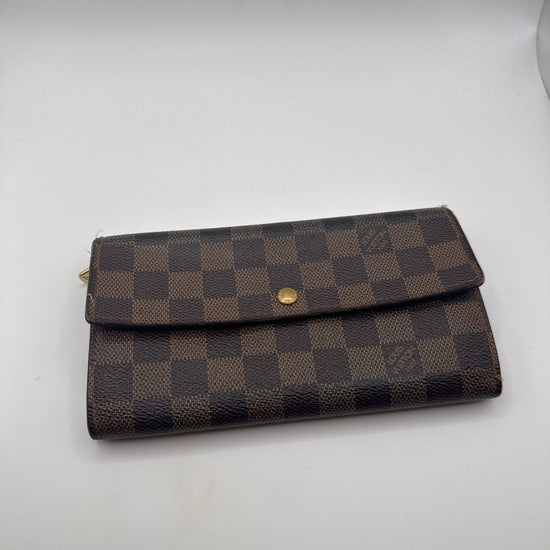 Louis Vuitton Sarah Wallet Damier Ebene CA0075