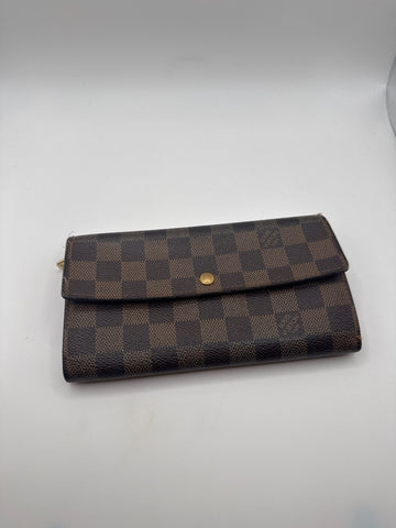 Louis Vuitton Sarah Wallet Damier Ebene CA0075