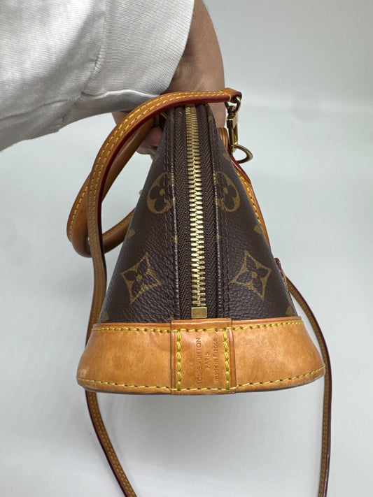 Louis Vuitton Alma BB Monogram Canvas Brown