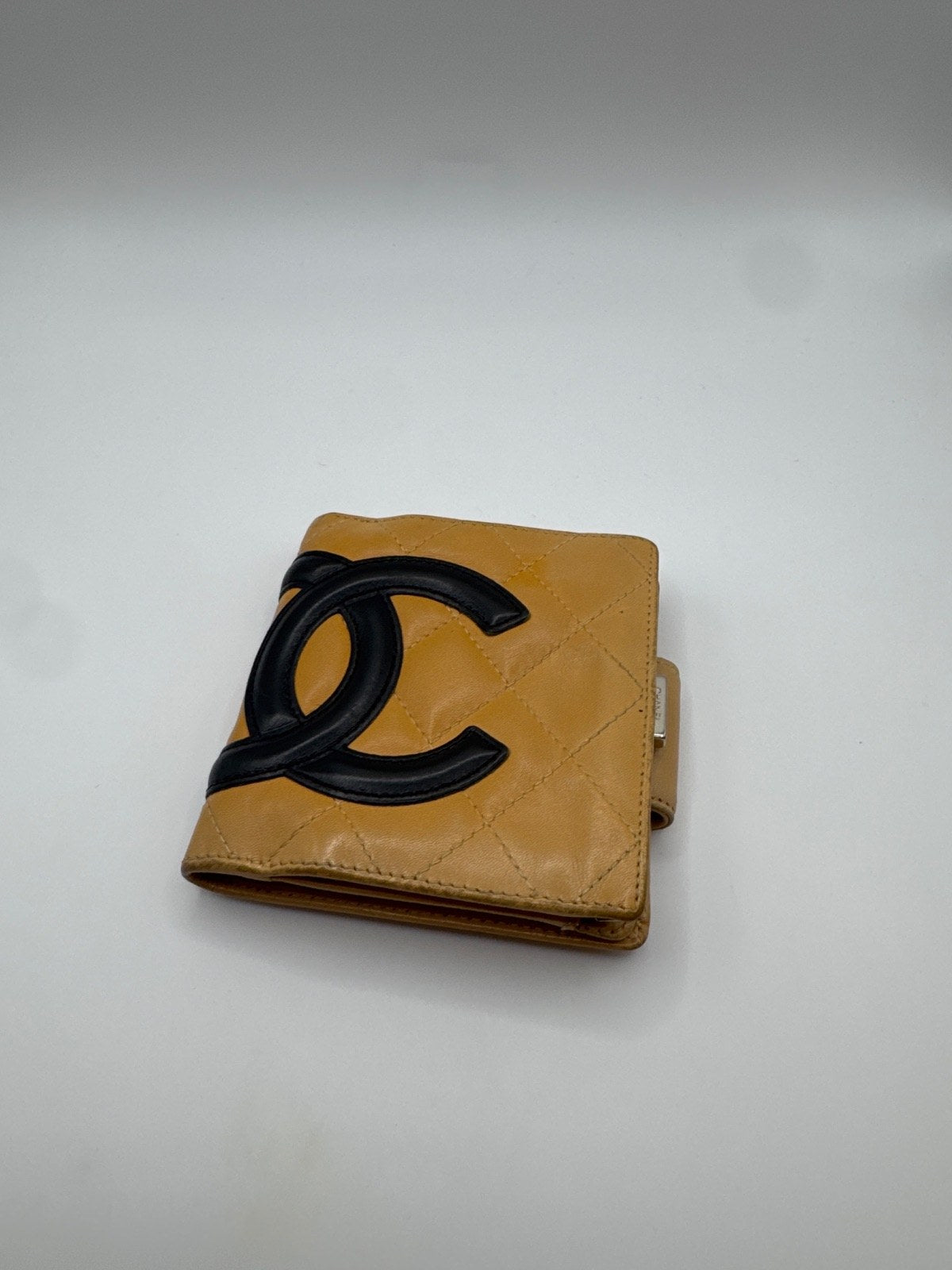 Chanel Shortwallet Black/Yellow