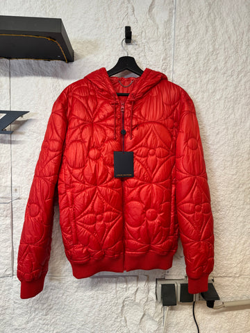 Louis Vuitton LVSE Flower Quilted Hoodie Puffer Jacket