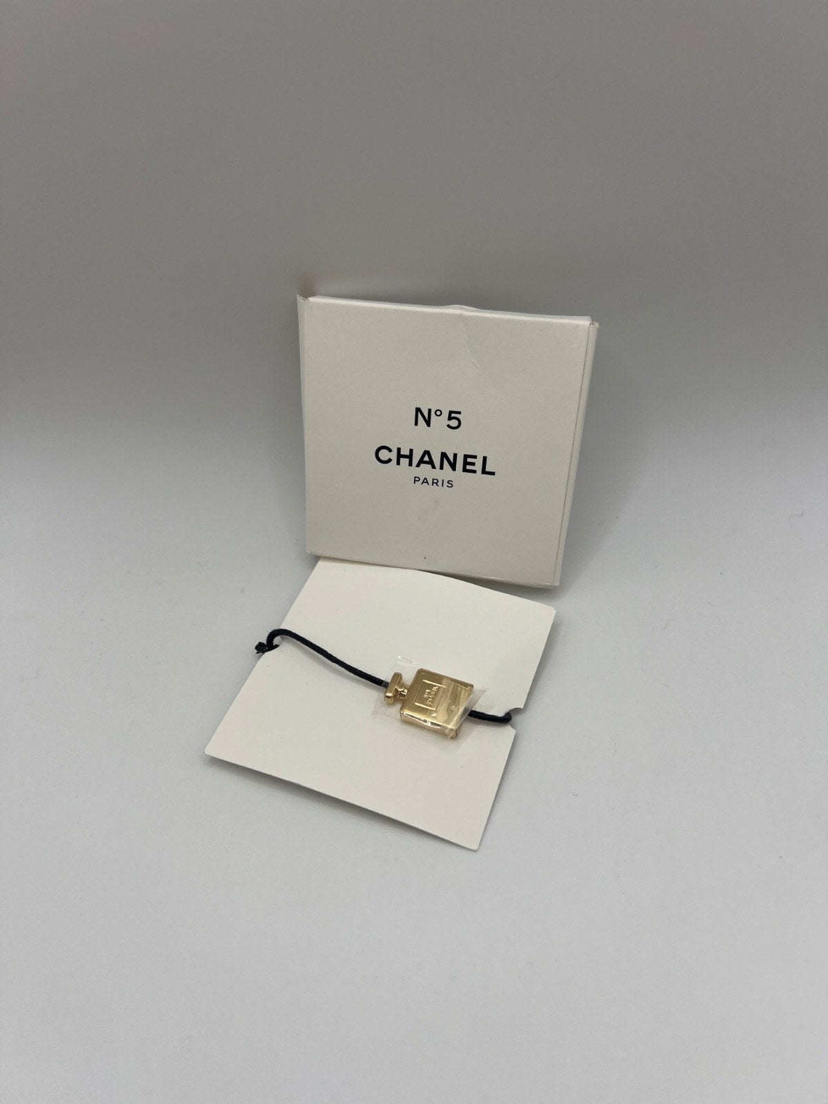 Chanel N°5 Perfume Bottle Charm Bracelet Gold