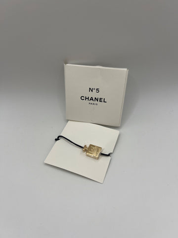 Chanel N°5 Perfume Bottle Charm Bracelet Gold