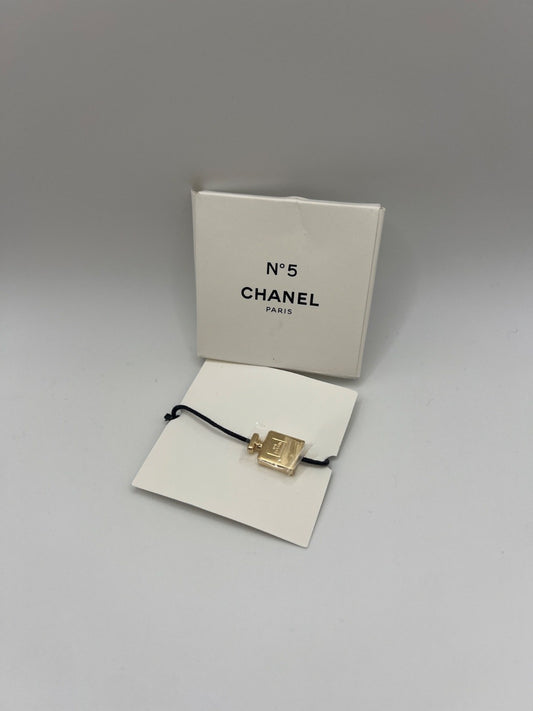 Chanel N°5 Perfume Bottle Charm Bracelet Gold