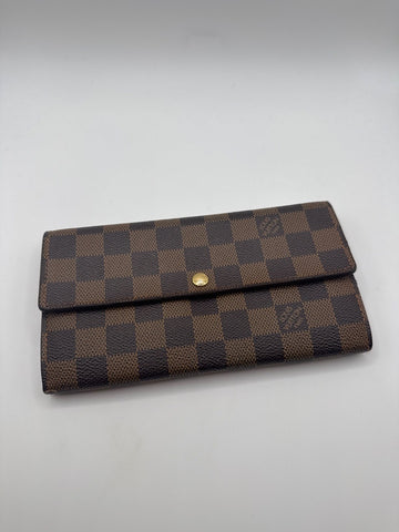 Louis Vuitton Sarah Wallet Damier Ebene CA0096