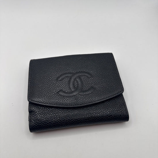Chanel Timeless CC Caviar Compact Wallet