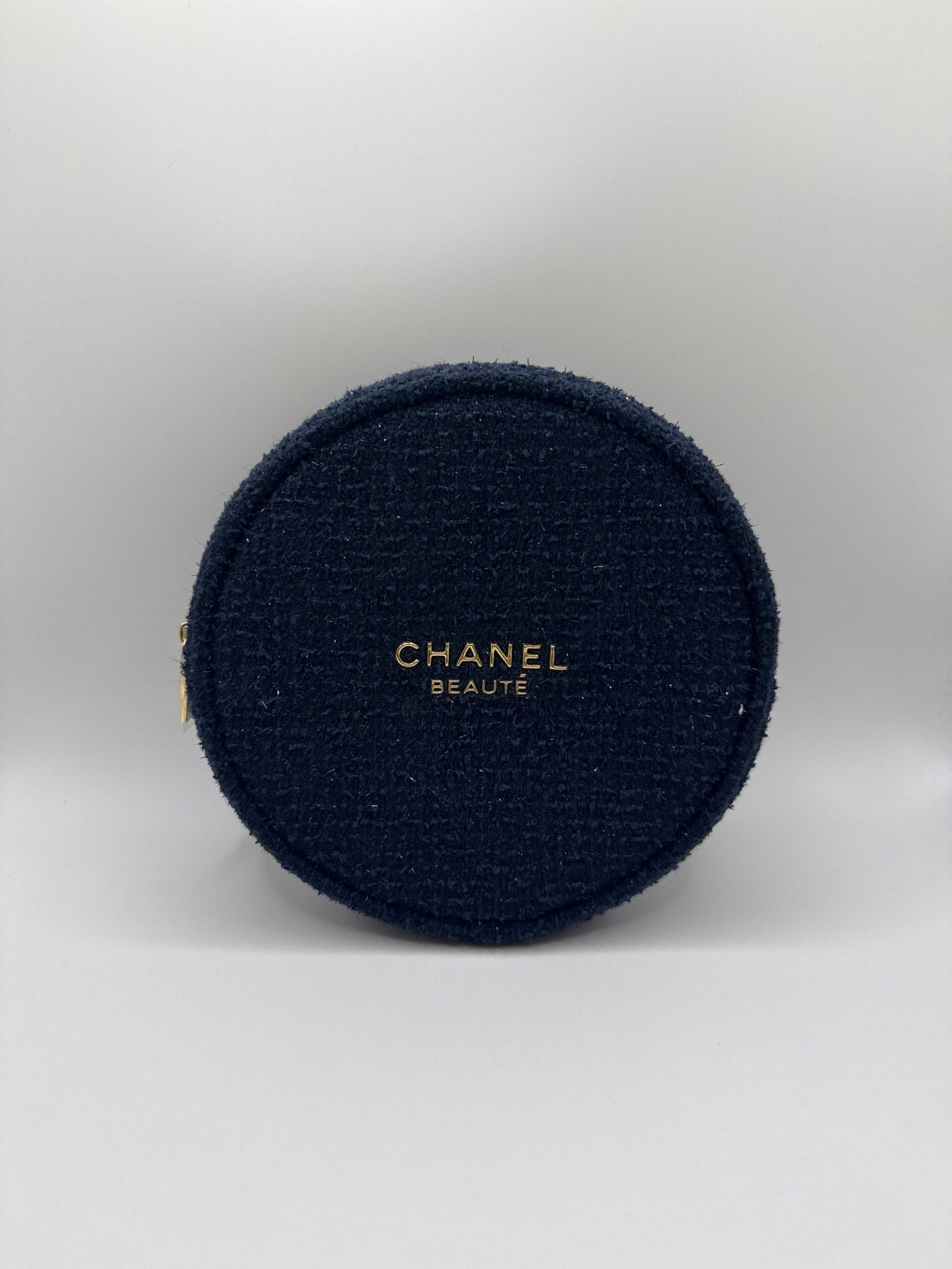 Chanel Beauté Pouch Tweed Navy