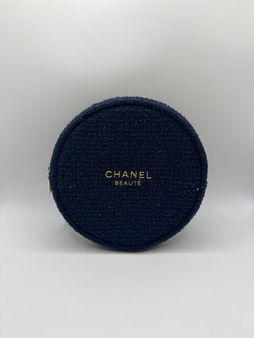 Chanel Beauté Pouch Tweed Navy