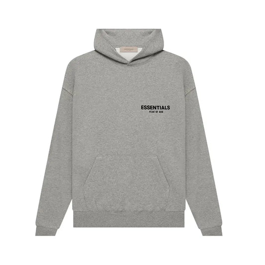 Essentials Fear of God Dark Oatmeal Hoodie SS22